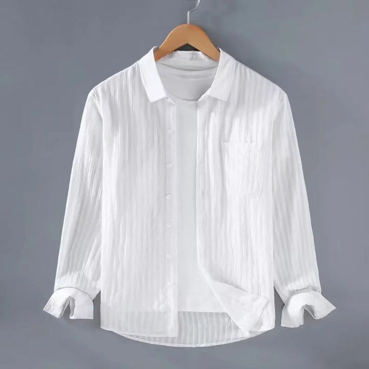 Men’s Long Sleeve Button-Up Shirt
