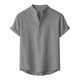 Mandarin Collar Short Sleeve Shirt