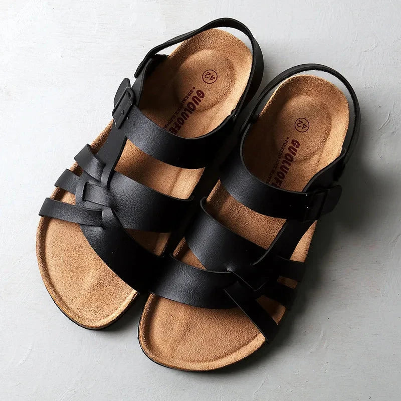 Men’s Multi-Strap Open-Toe Sandals