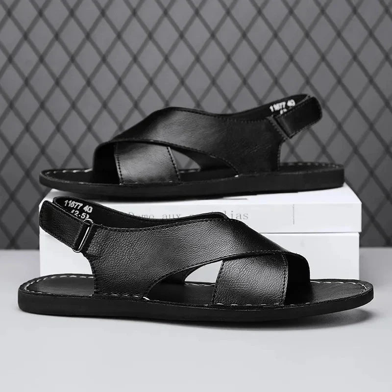 Men’s Slingback Sandals with Cushioned Sole