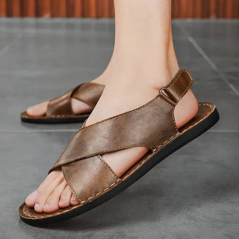 Men’s Slingback Sandals with Cushioned Sole