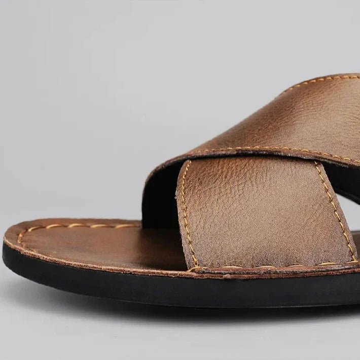 Men’s Slingback Sandals with Cushioned Sole