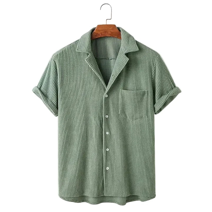 Men’s Short Sleeve Camp Collar Shirt