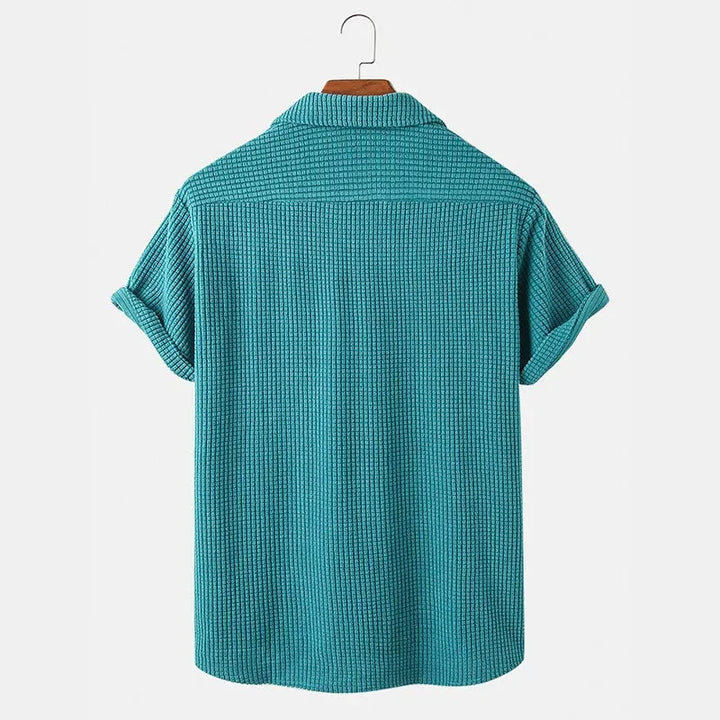 Men’s Short Sleeve Camp Collar Shirt