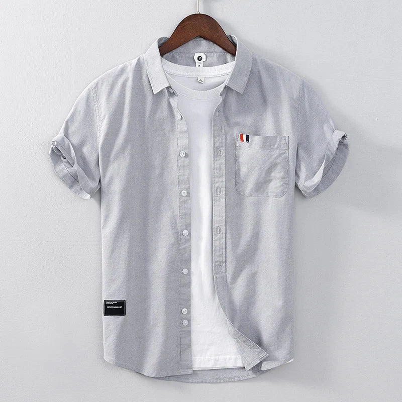 Men’s Short Sleeve Button-Up Shirt