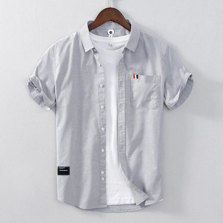 Men’s Short Sleeve Button-Up Shirt