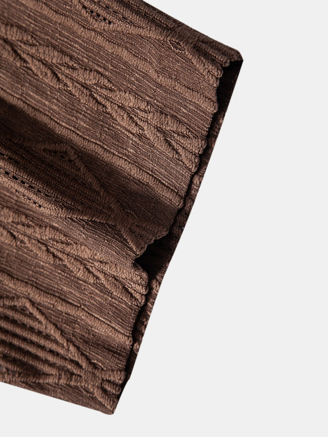 Textured Short Sleeve Camp Collar Shirt
