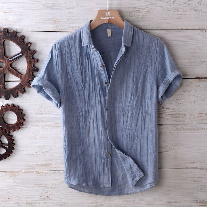 Men’s Short Sleeve Button-Up Shirt