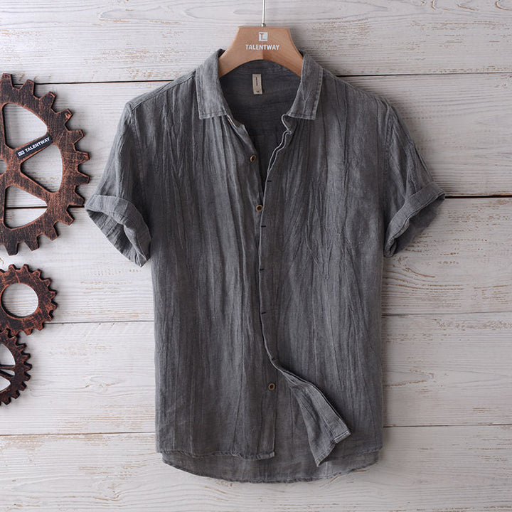 Men’s Short Sleeve Button-Up Shirt