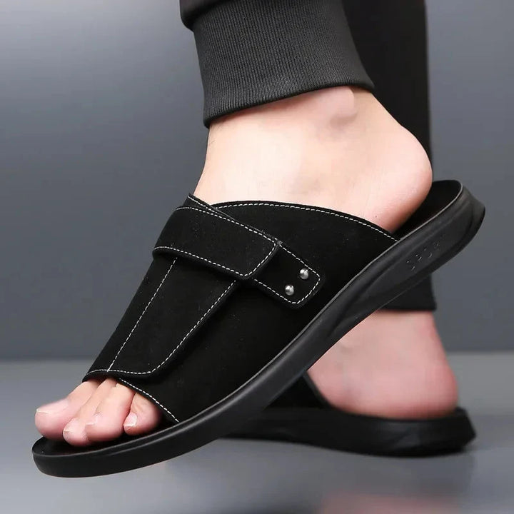 Men’s Adjustable Single Strap Slide Sandals