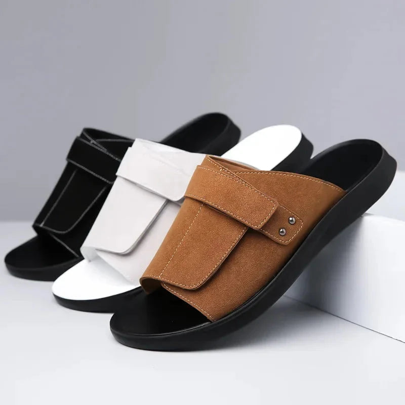 Men’s Adjustable Single Strap Slide Sandals