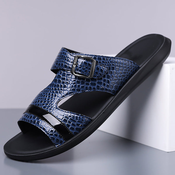 Men’s Adjustable Buckle Slide Sandals