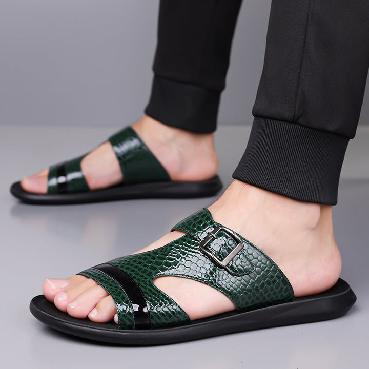 Men’s Adjustable Buckle Slide Sandals
