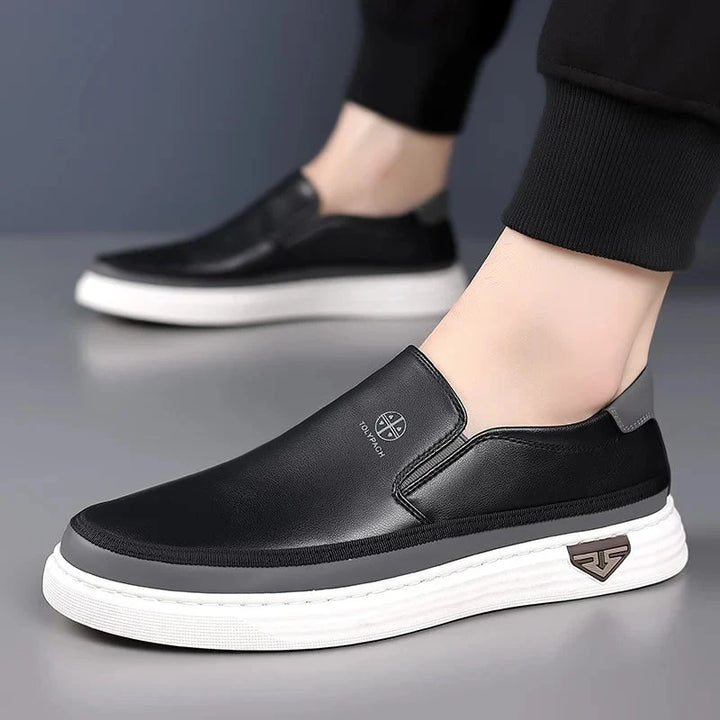 Two-Tone Slip-On Sneakers