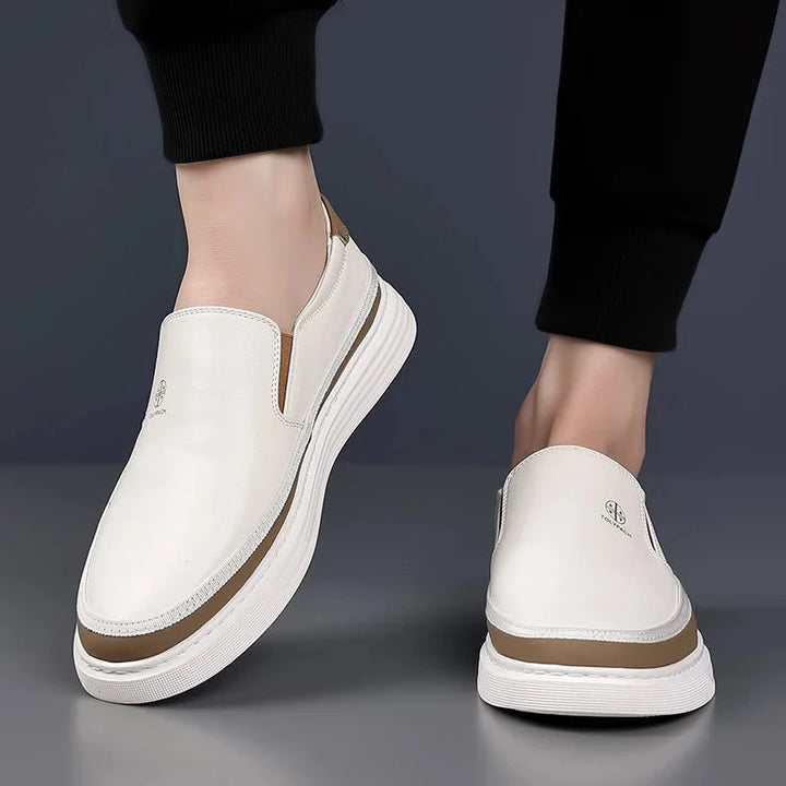 Two-Tone Slip-On Sneakers