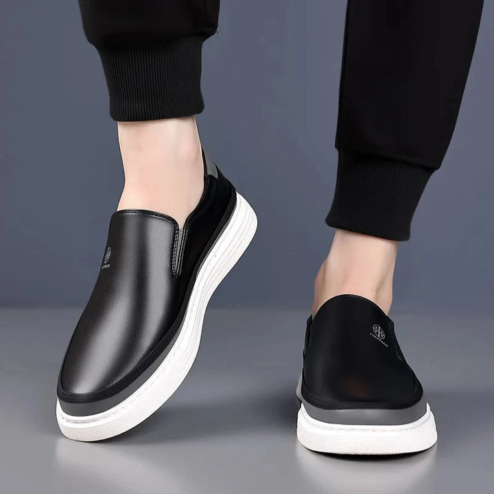 Two-Tone Slip-On Sneakers