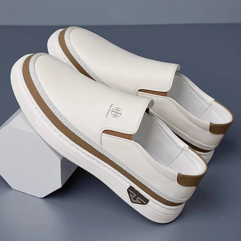 Two-Tone Slip-On Sneakers