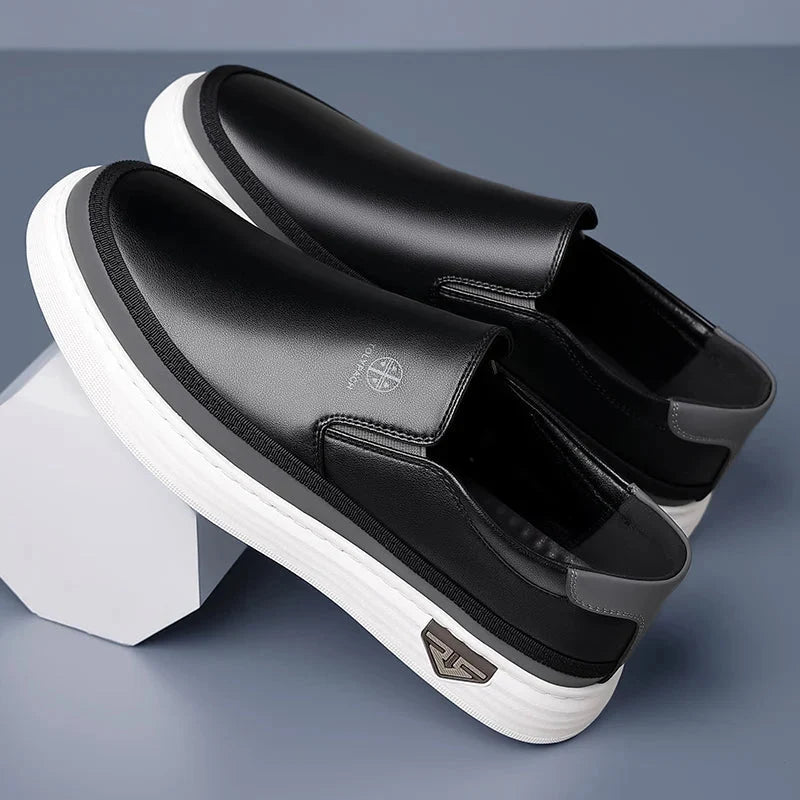 Two-Tone Slip-On Sneakers