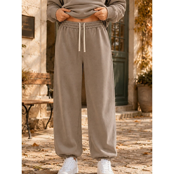 Relaxed Wide-Leg Joggers