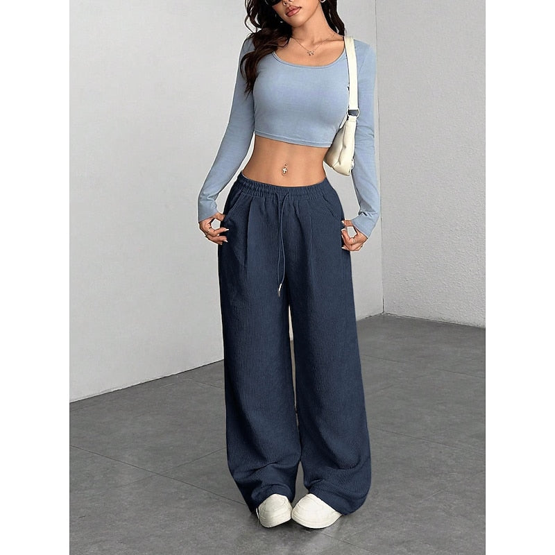 Relaxed Wide-Leg Pants