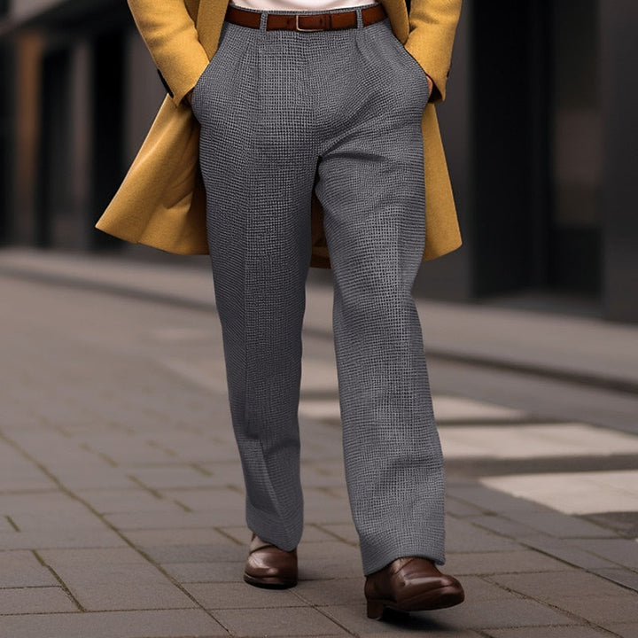 Tailored Straight-Leg Pants