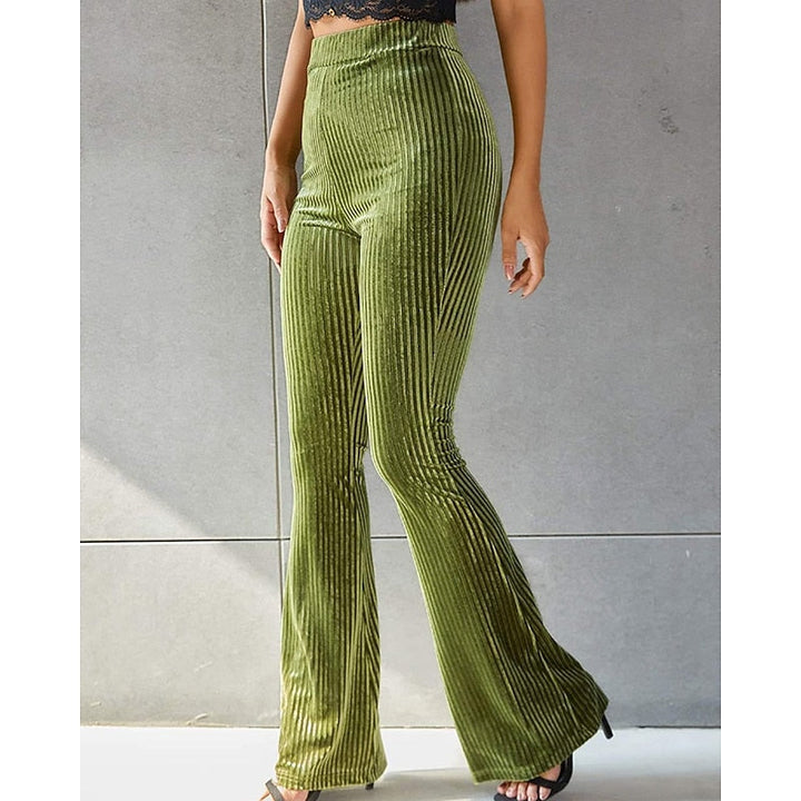 High-Waist Flared Pants