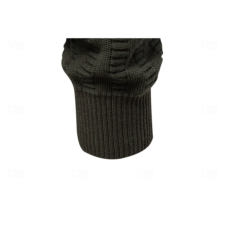 Textured Half-Zip Sweater