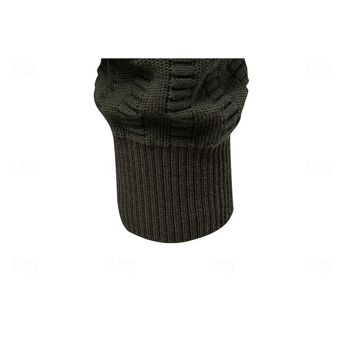 Textured Half-Zip Sweater
