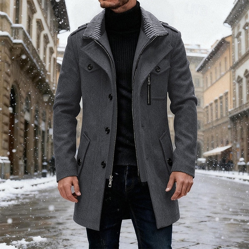 Refined Tailored Overcoat