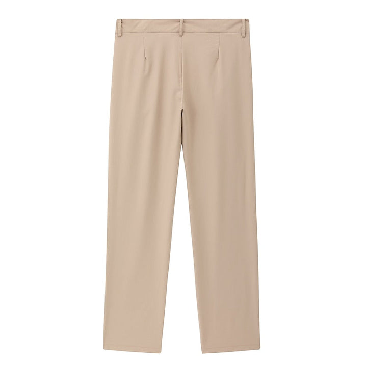Tailored Straight-Leg Pants