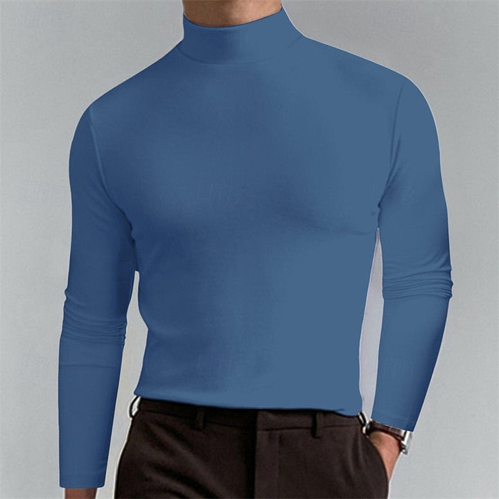 Refined Mock-Neck Turtleneck
