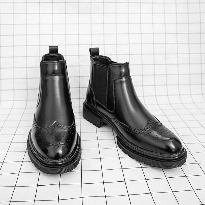 Wingtip Chelsea Boots