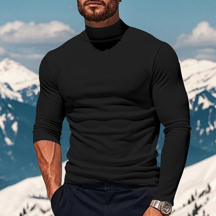 Mock Neck Long Sleeve Top