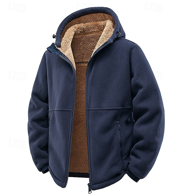 Cozy Hooded Full-Zip Jacket