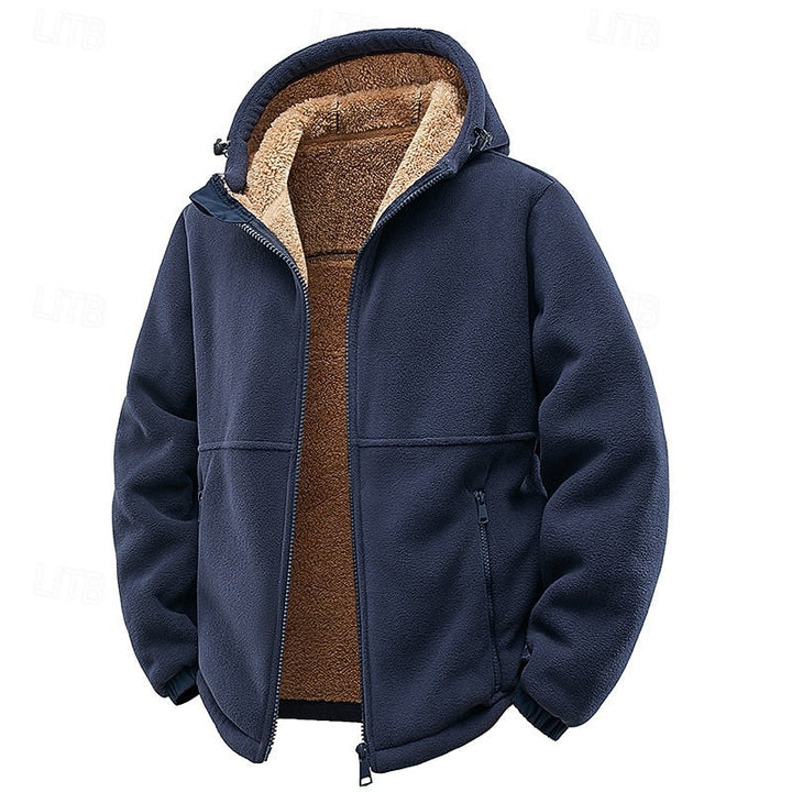 Cozy Hooded Full-Zip Jacket