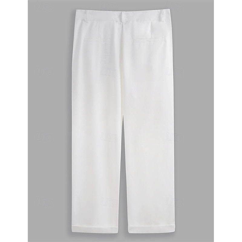 Tailored Pleated Pants