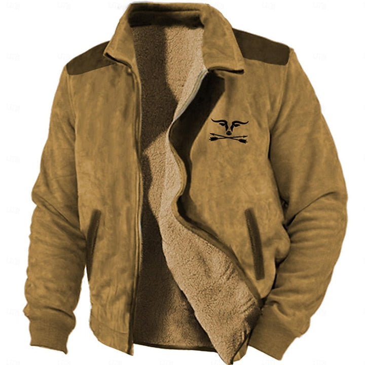 Fleece-Lined Zip Jacket