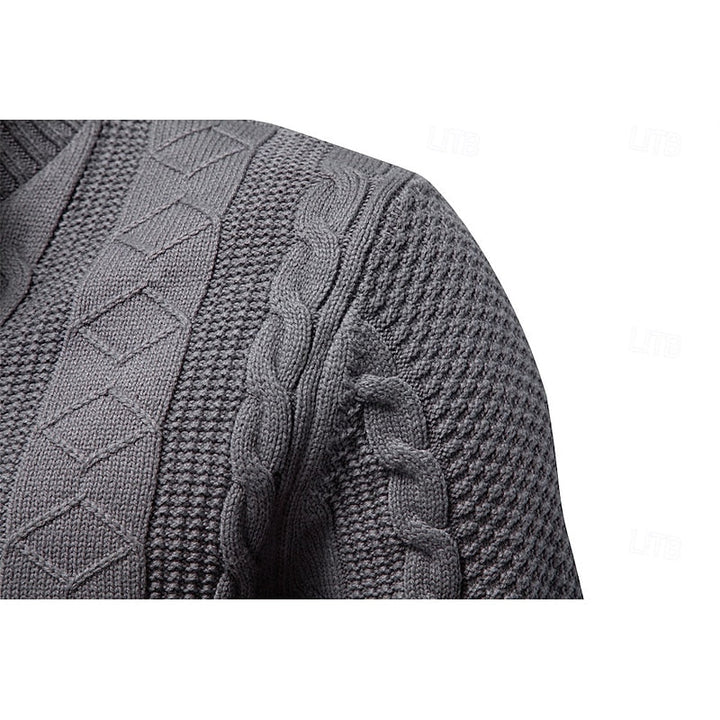 Textured Zip-Up Cardigan