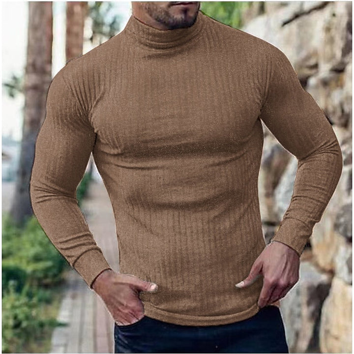 Refined Ribbed Turtleneck
