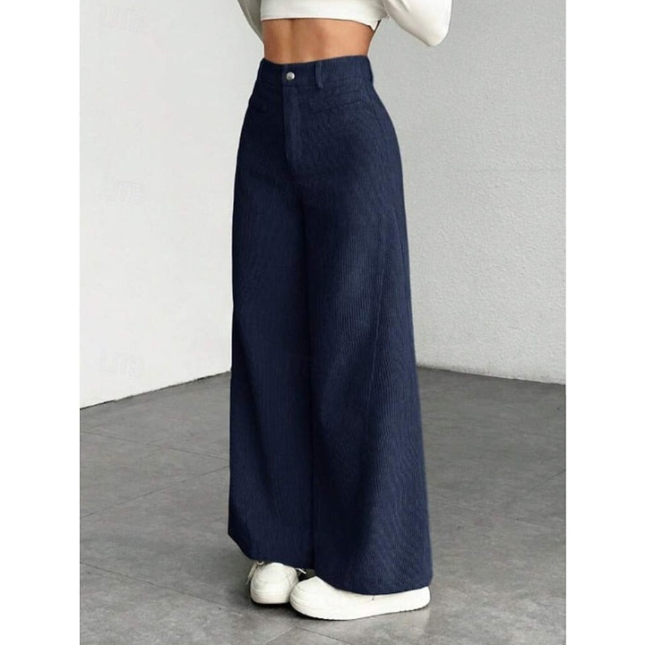 Wide-Leg Tailored Pants