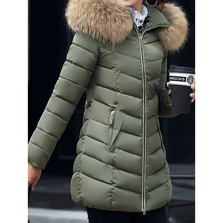 Hooded Quilted Winter Parka