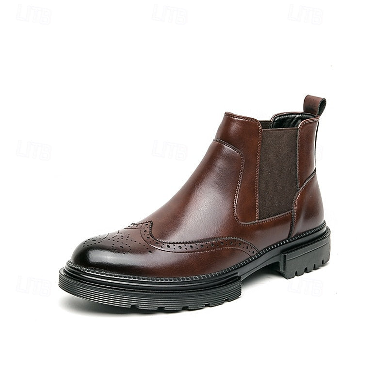 Wingtip Chelsea Boots