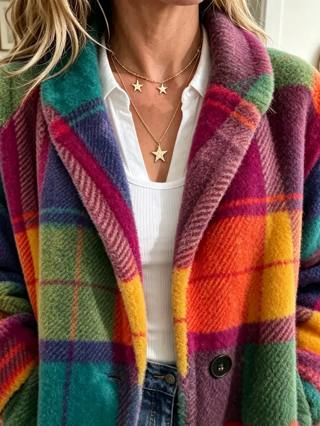 Cozy Plaid Jacket