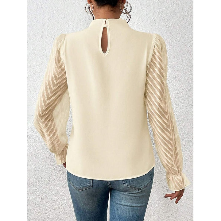 Elegant High-Neck Blouse