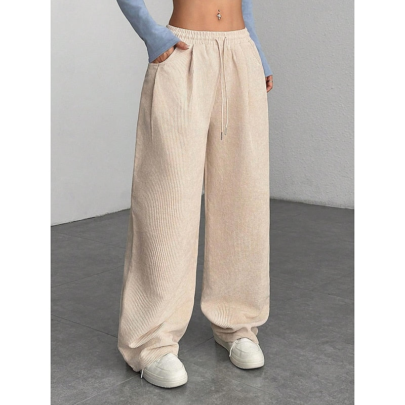 Relaxed Wide-Leg Pants