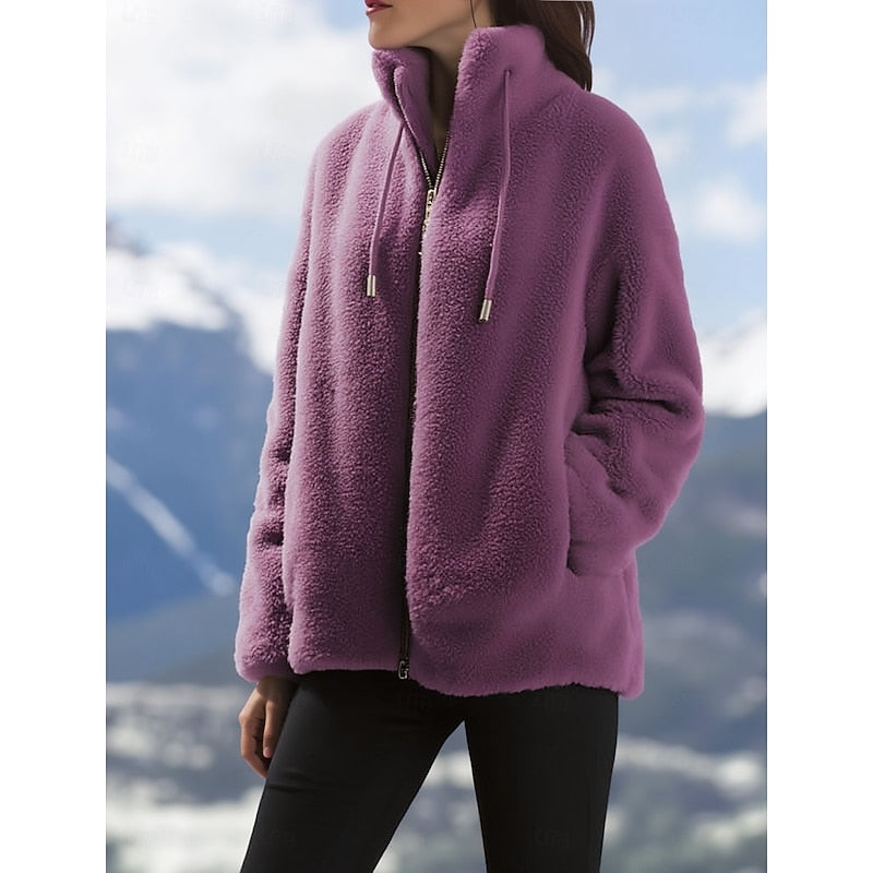 Cozy Zip-Up Coat