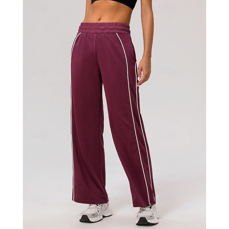 Relaxed Side-Stripe Joggers