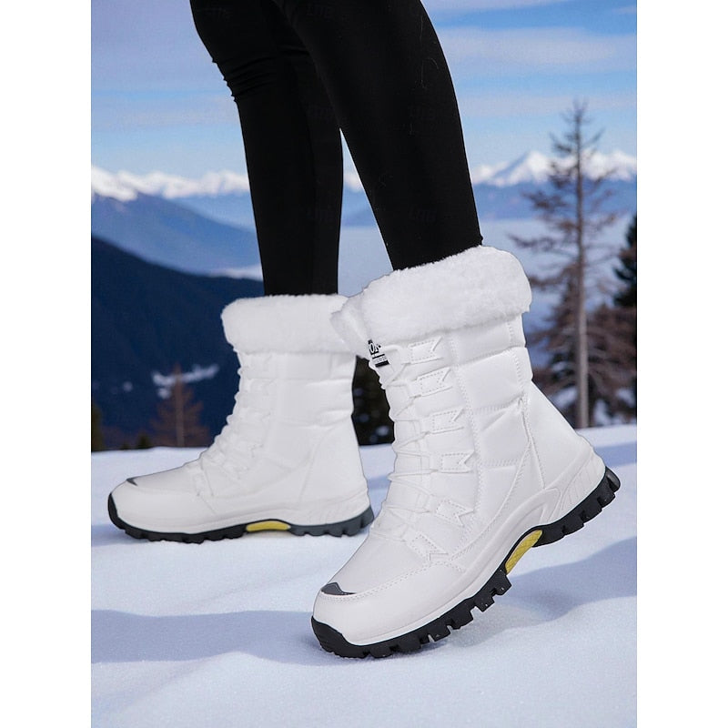 Cozy Lace-Up Winter Boots