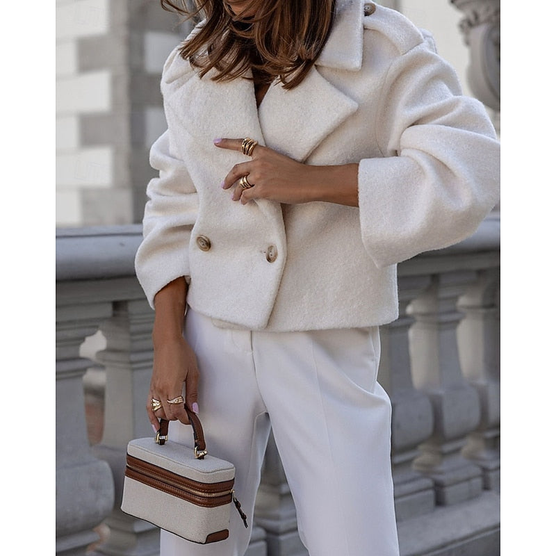 Cropped Cozy Coat