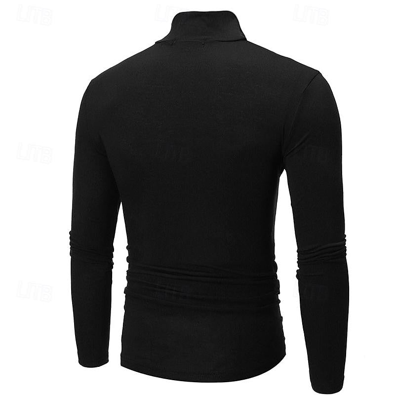 Refined Long-Sleeve Turtleneck